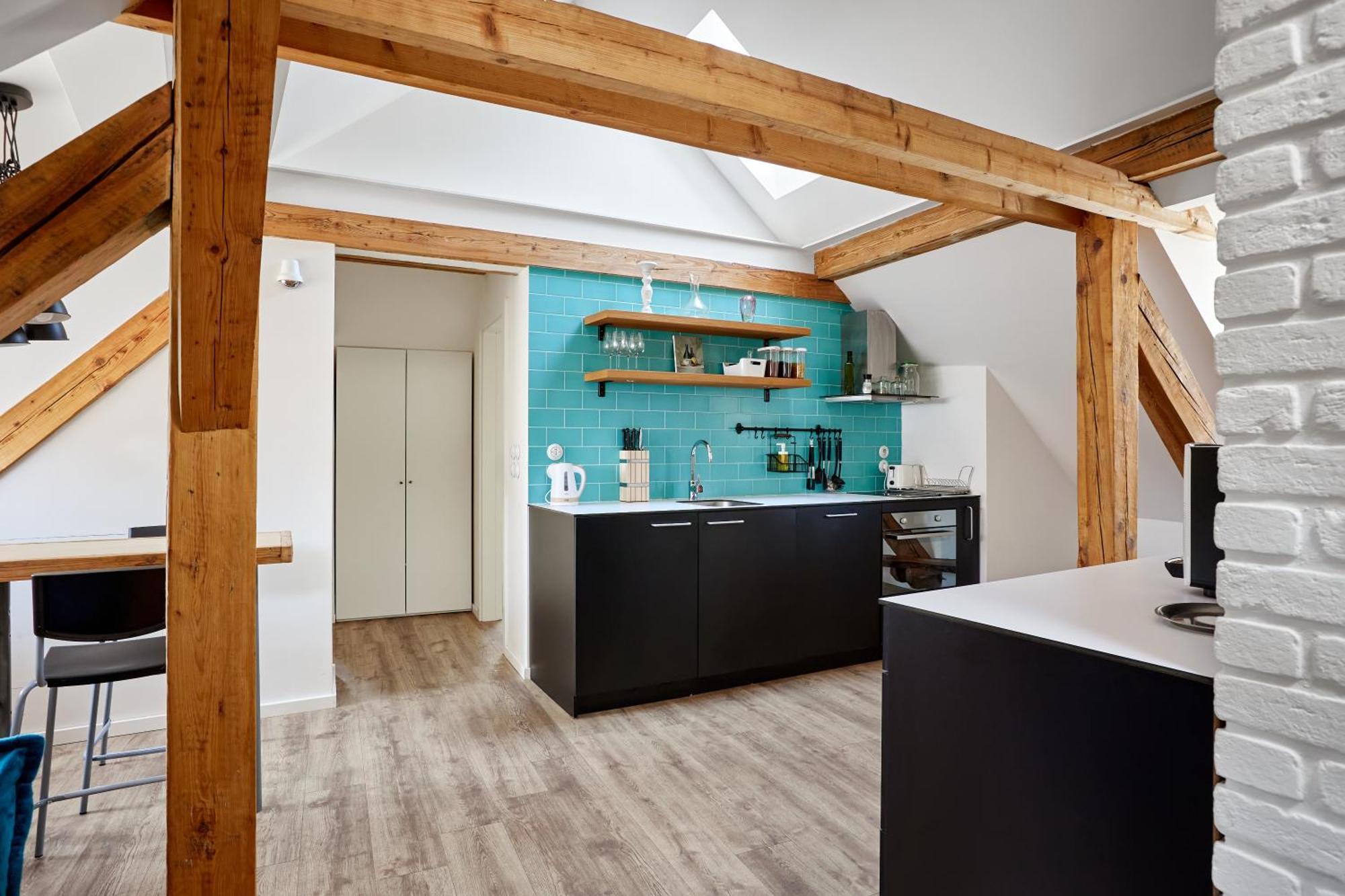 At The Blue Lion & Parking Assistance Apartment Praha Bagian luar foto